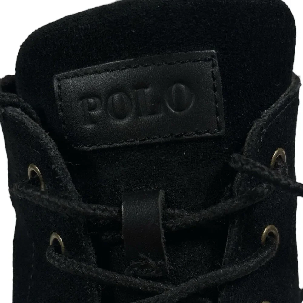 Polo Ralph Lauren Men's Waterproof Leather Suede Sneaker Boots Size 14